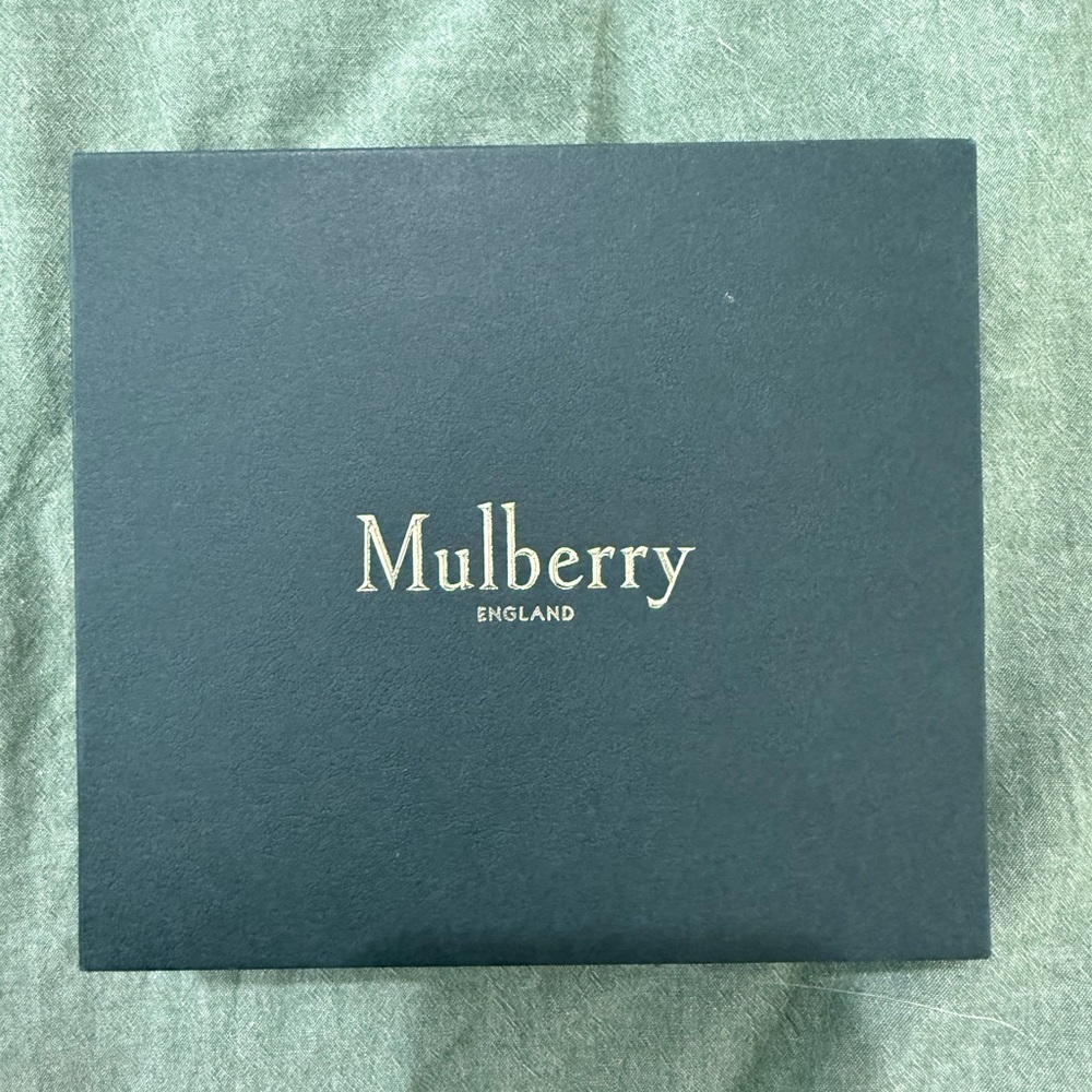 Mulberry Lilac Blossom Wallet with Gold Accent